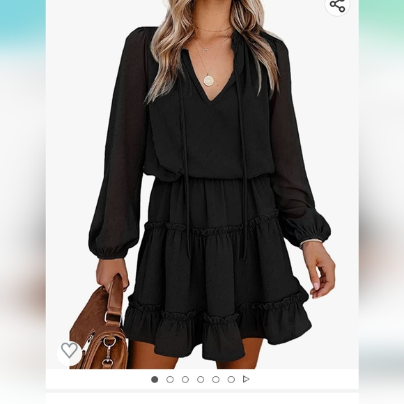 Host Pick - Ruffle Tiered Mini Dress - Picture 1 of 5